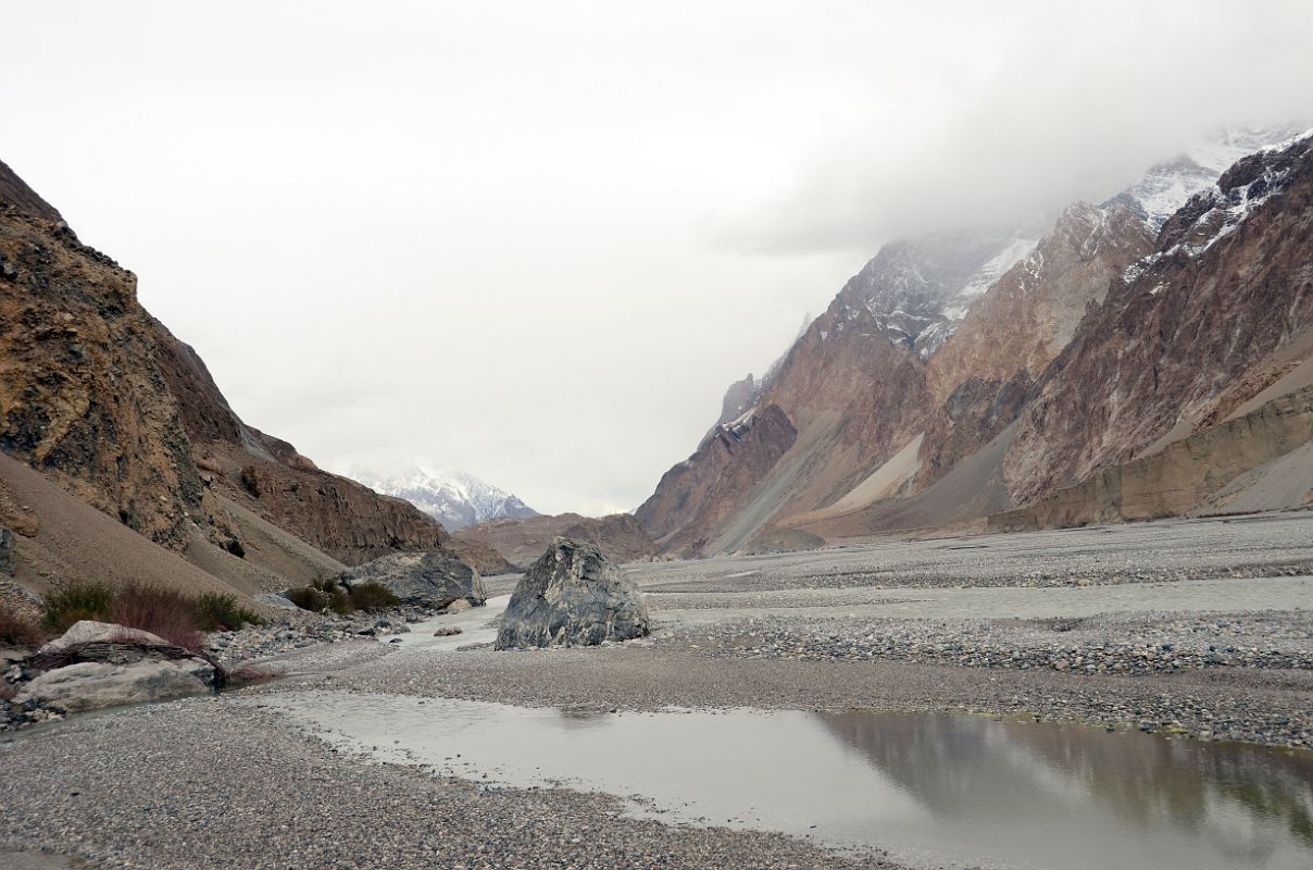 28 Cloudy Weather Leaving River Junction Camp For The Sarpo Laggo Valley And Sughet Jangal K2 North Face China Base Camp